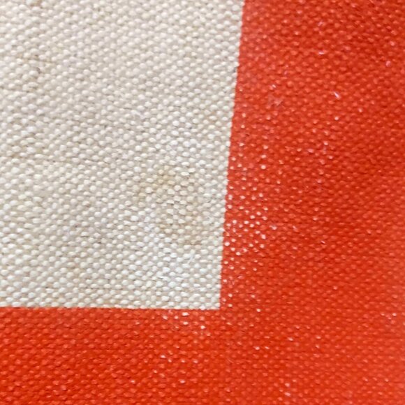 Loquita Orange/Yellow/Cream Fabric Tote Bag - Picture 11 of 11